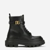 Calfskin ankle boots