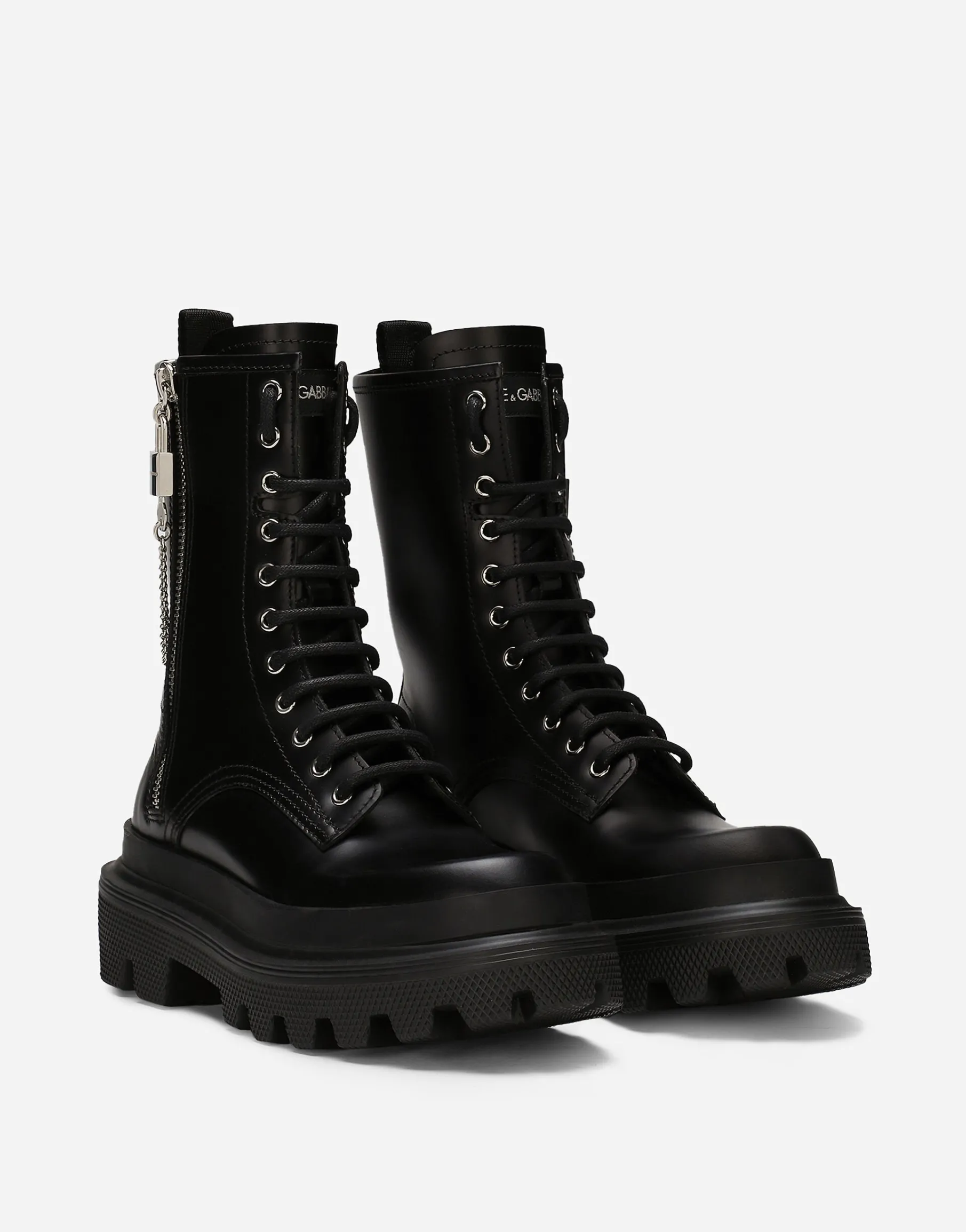 Calfskin ankle boots