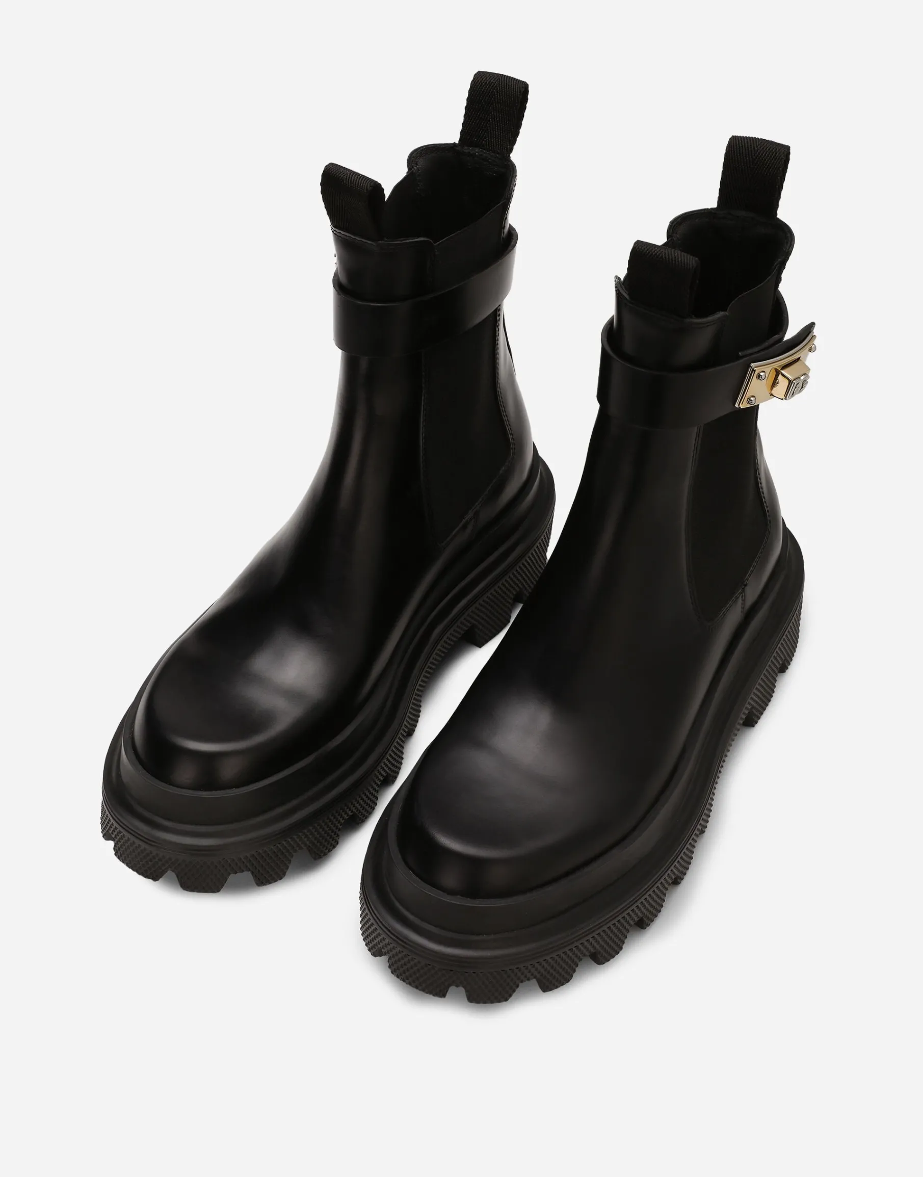 Calfskin ankle boots