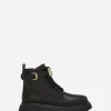 Calfskin ankle boots with DG logo