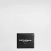 Calfskin bifold wallet with logo