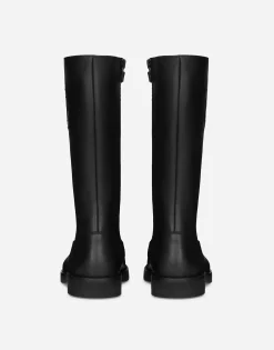 Calfskin boots