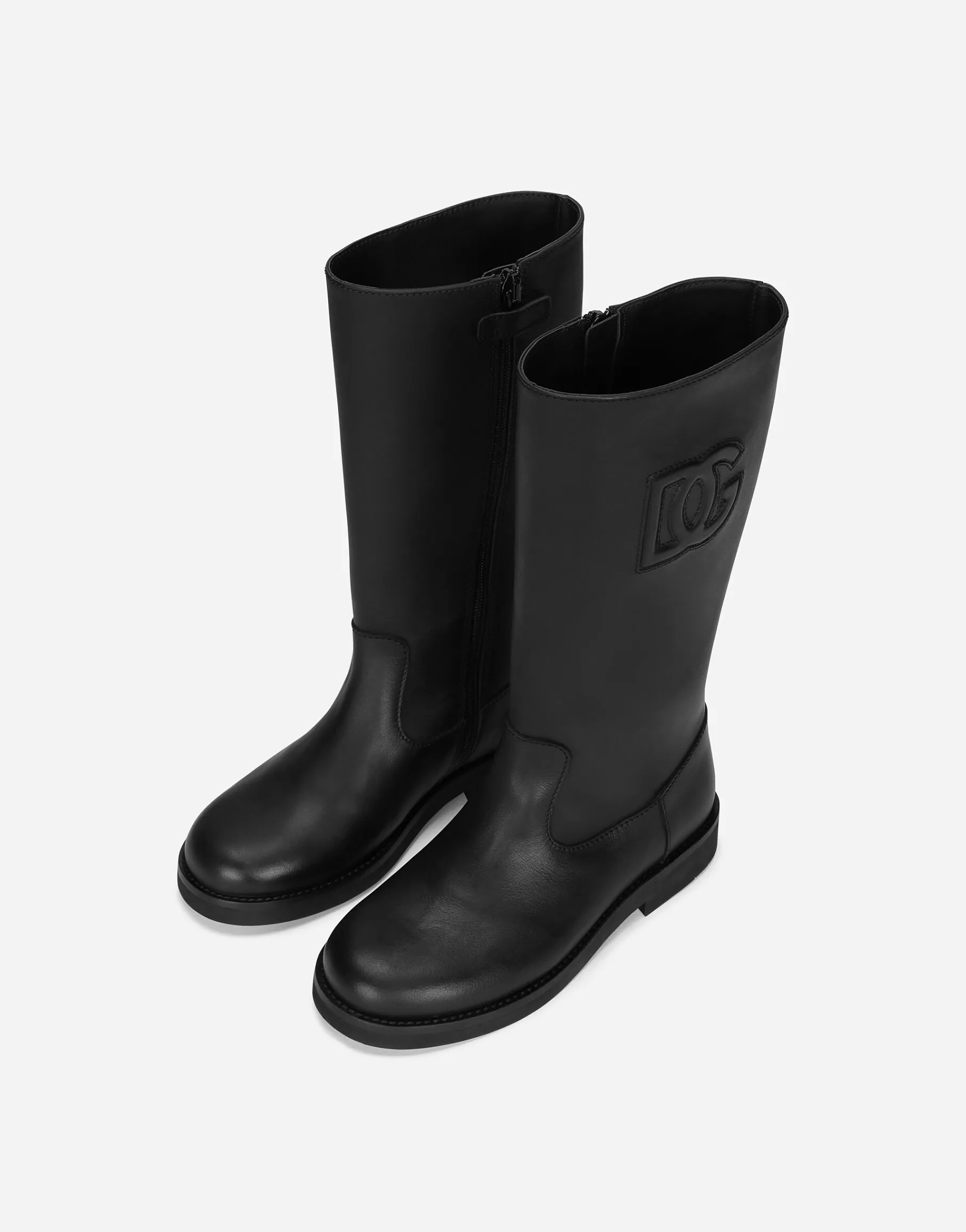 Calfskin boots