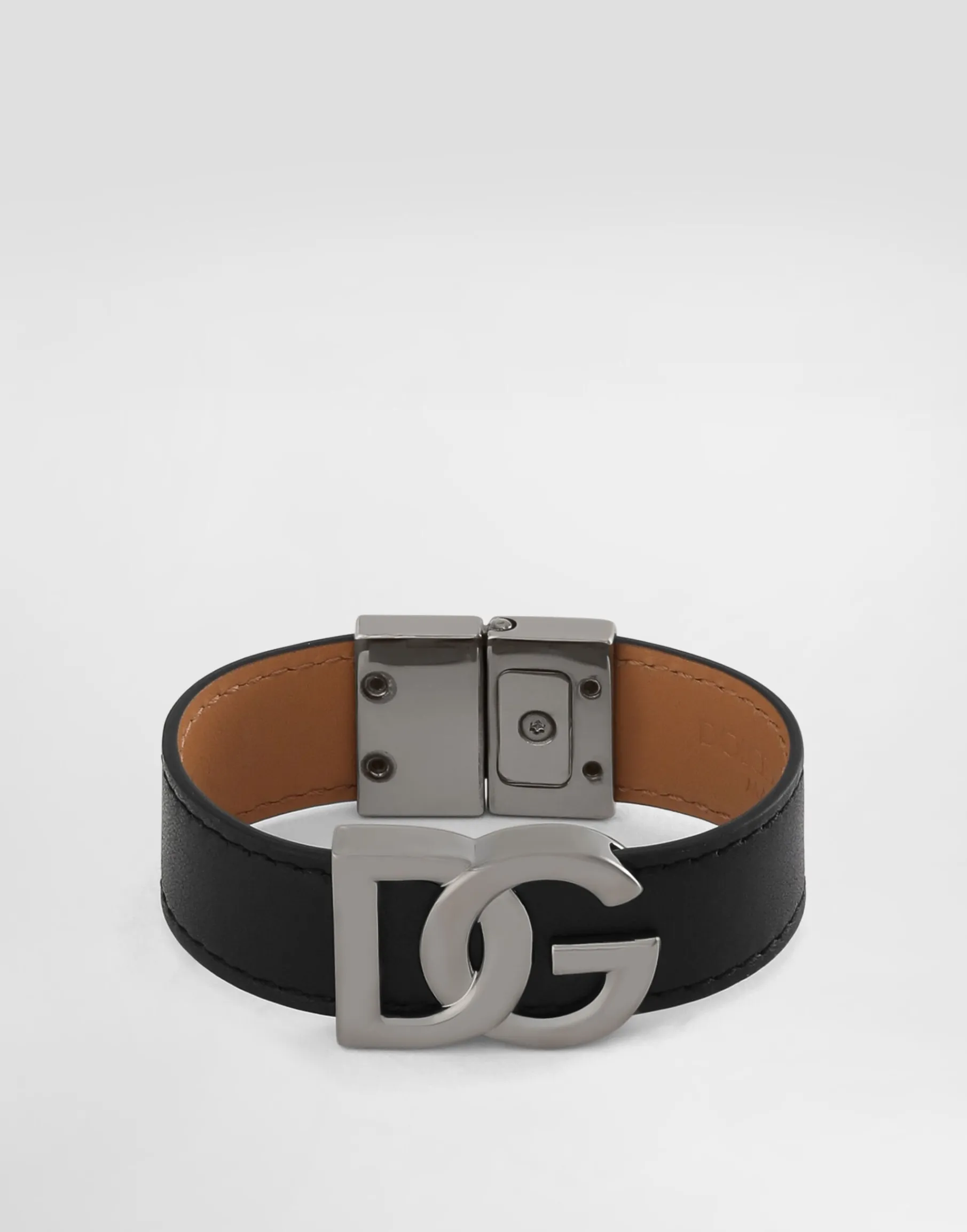 Calfskin bracelet with DG logo