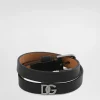 Calfskin bracelet with DG logo
