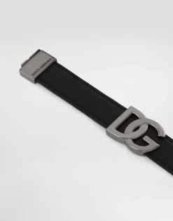 Calfskin bracelet with DG logo