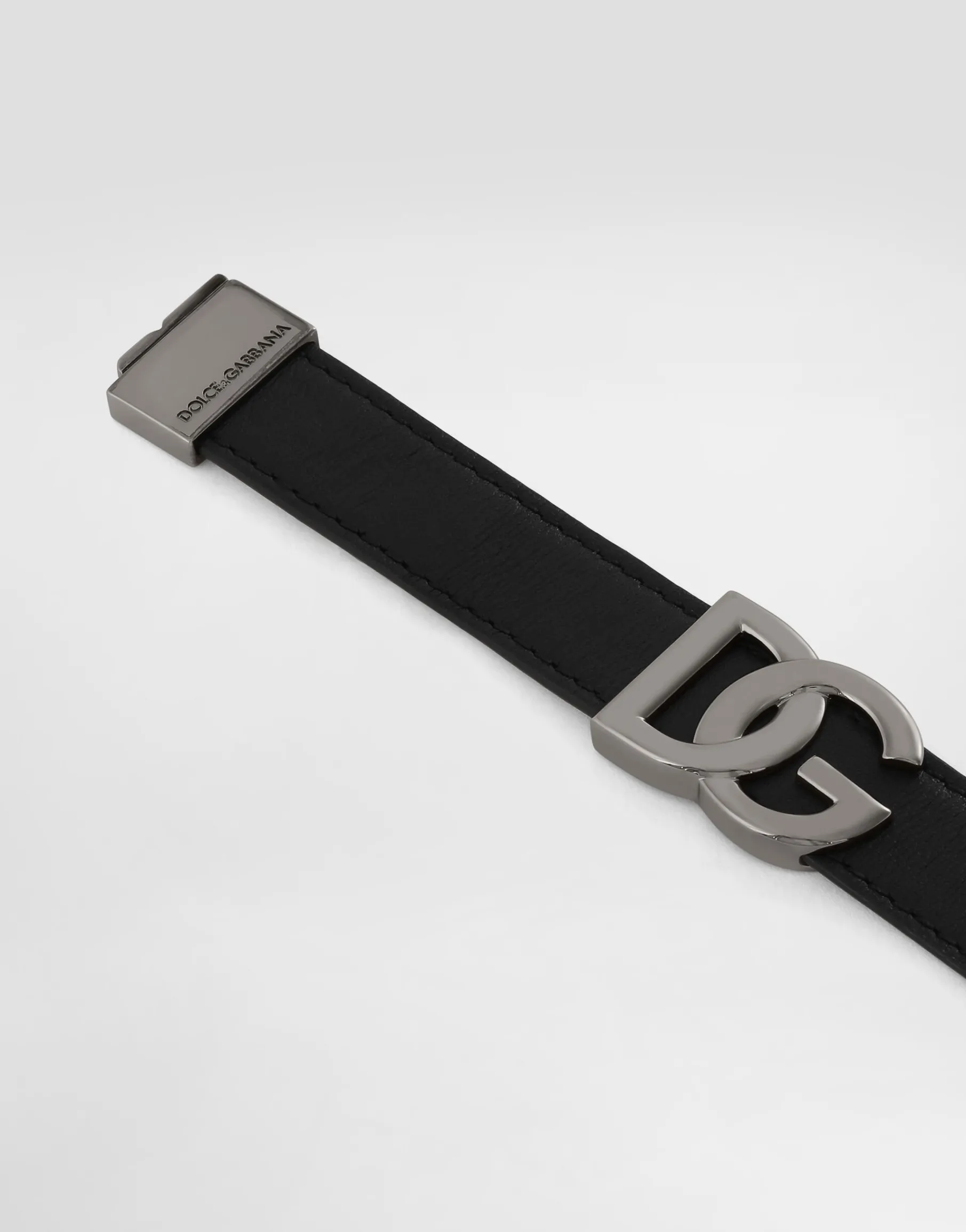 Calfskin bracelet with DG logo