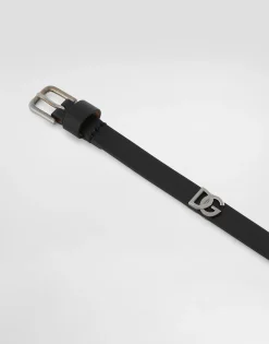 Calfskin bracelet with DG logo