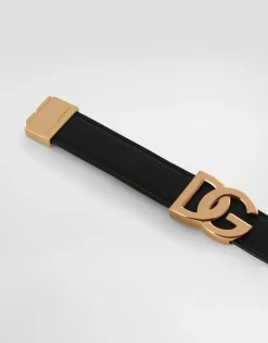Calfskin bracelet with DG logo