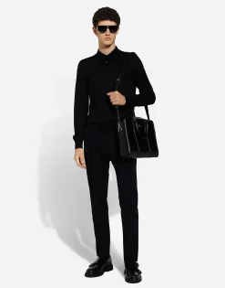 Calfskin briefcase