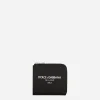 Calfskin card holder with logo