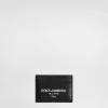 Calfskin card holder with logo