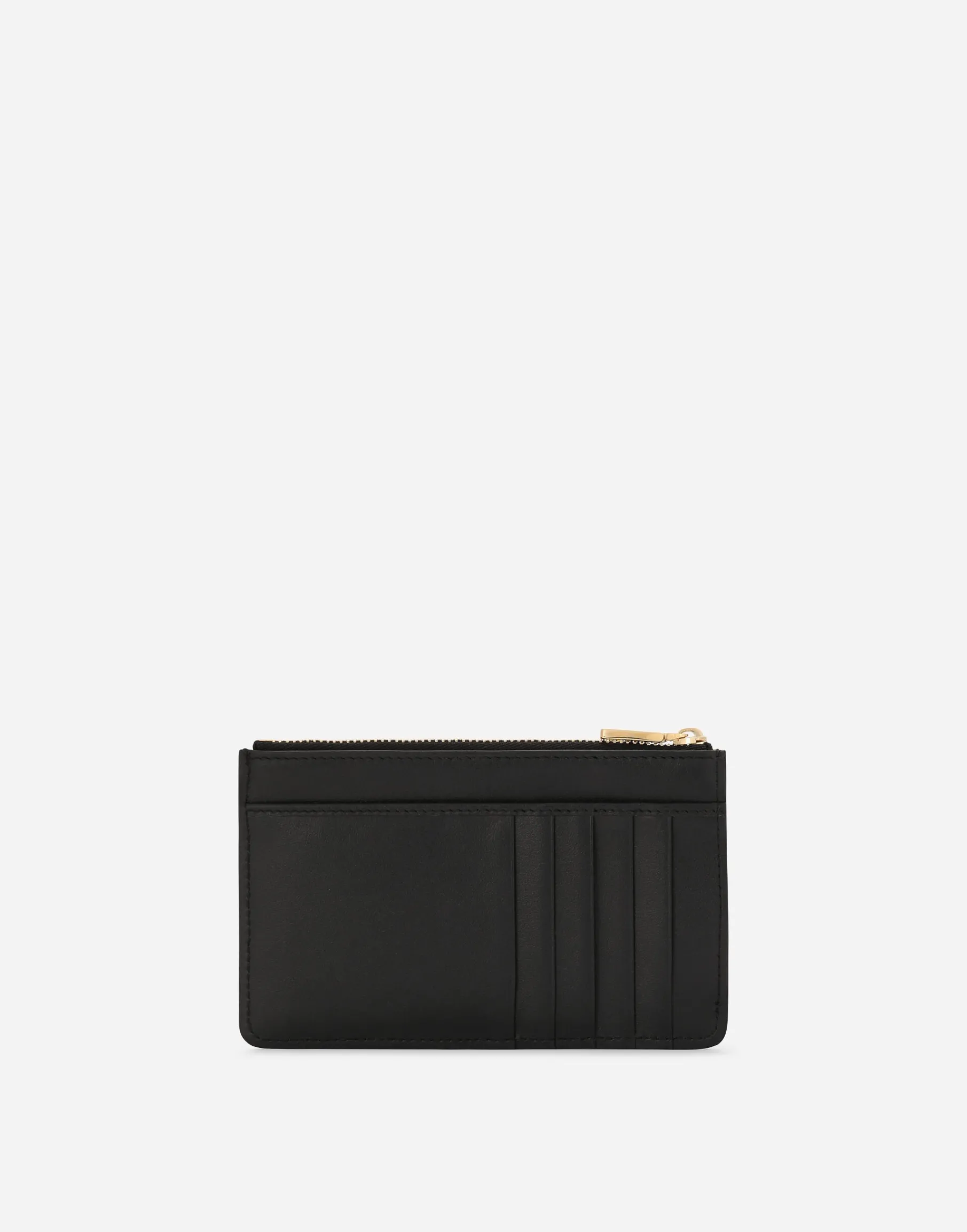 Calfskin card holder with DG logo