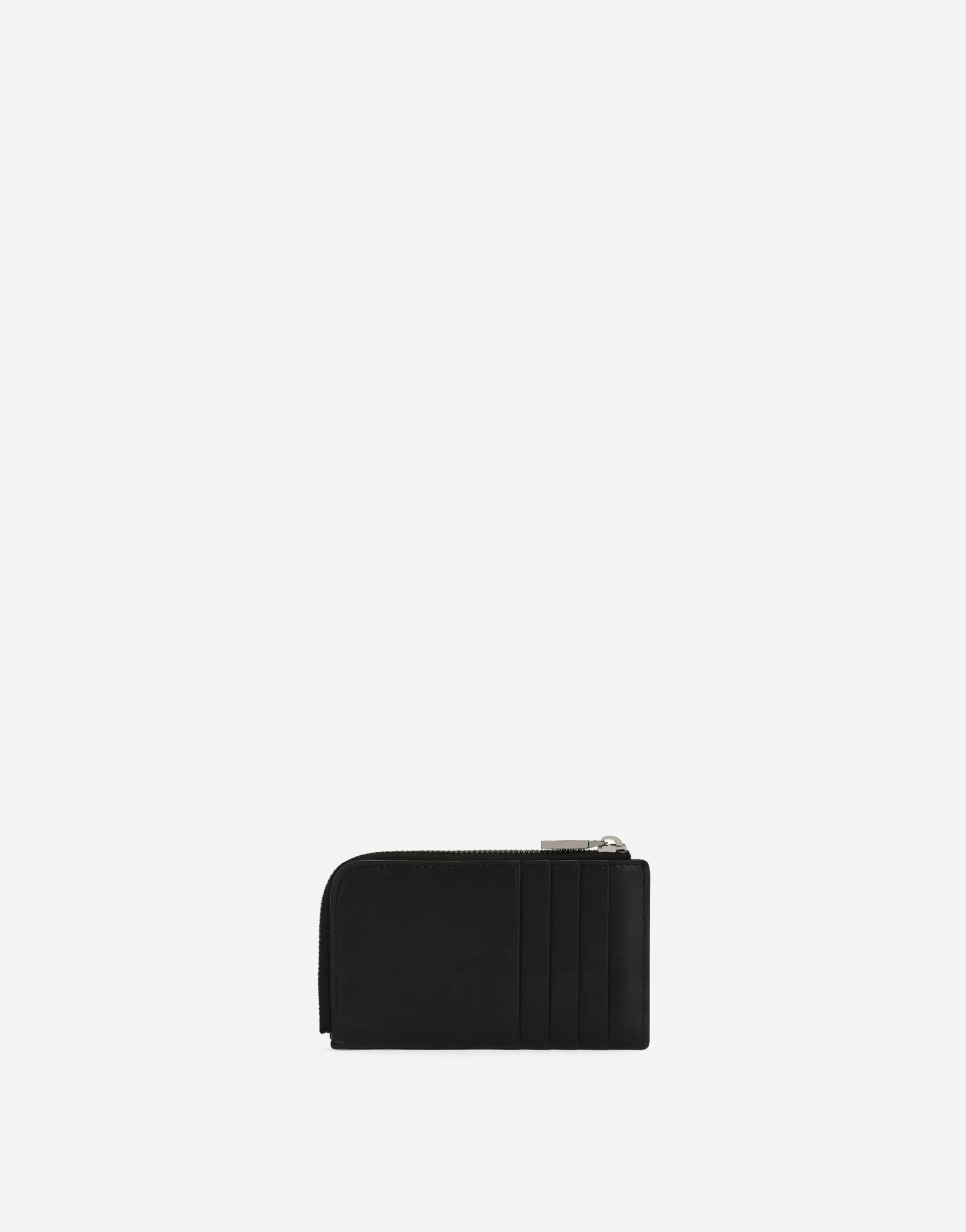Calfskin card holder with logo