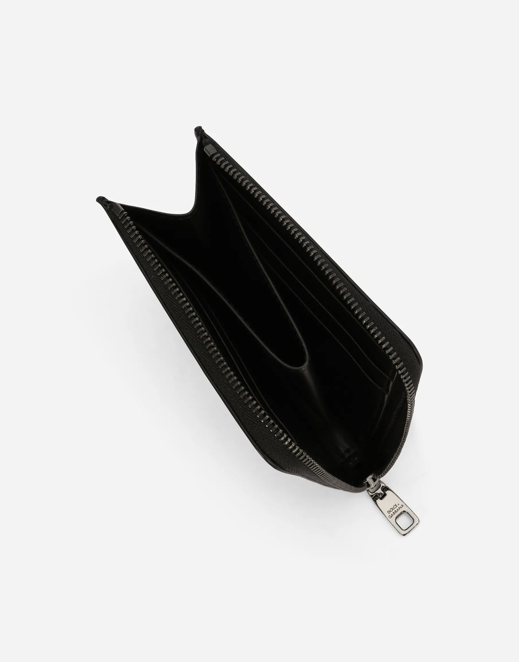 Calfskin card holder with logo