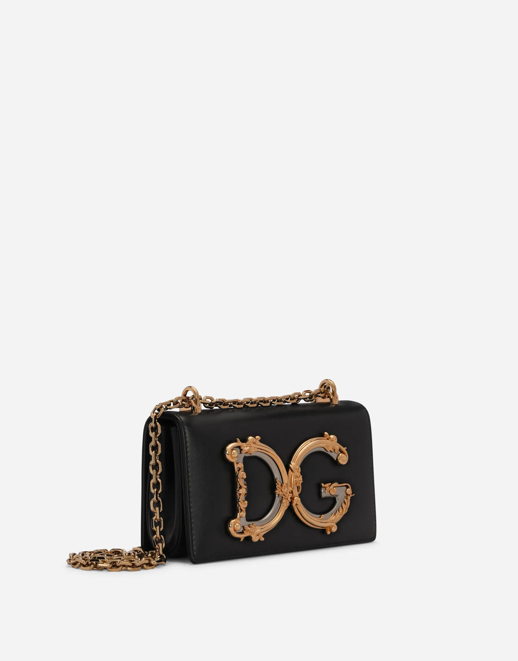 Calfskin DG Girls phone bag