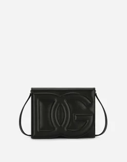 Calfskin DG Logo Bag crossbody bag