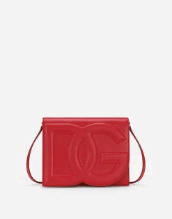 Calfskin DG Logo crossbody bag