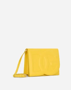 Calfskin DG logo crossbody bag