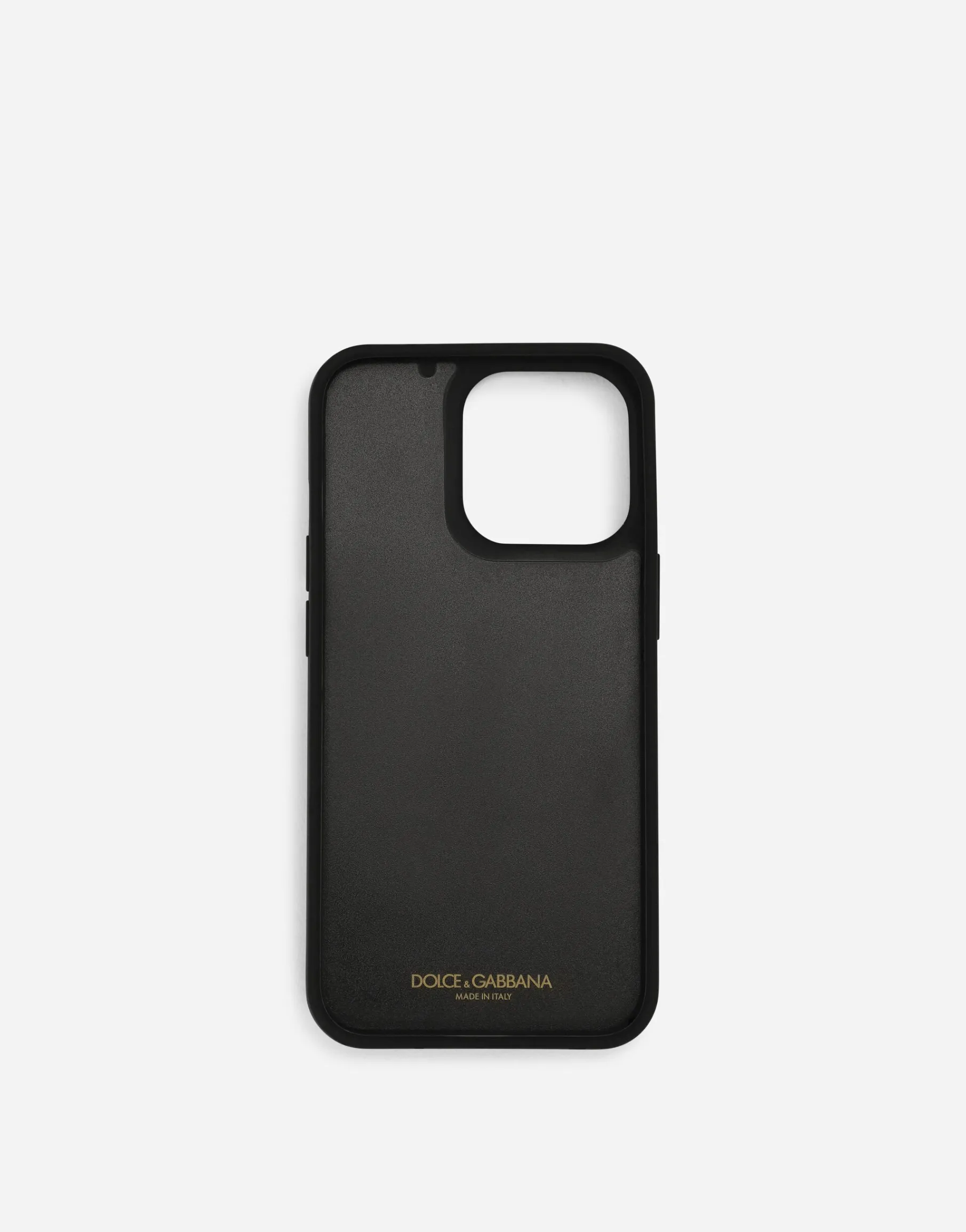 Calfskin iPhone 13 Pro cover with logo tag