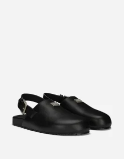 Calfskin mules