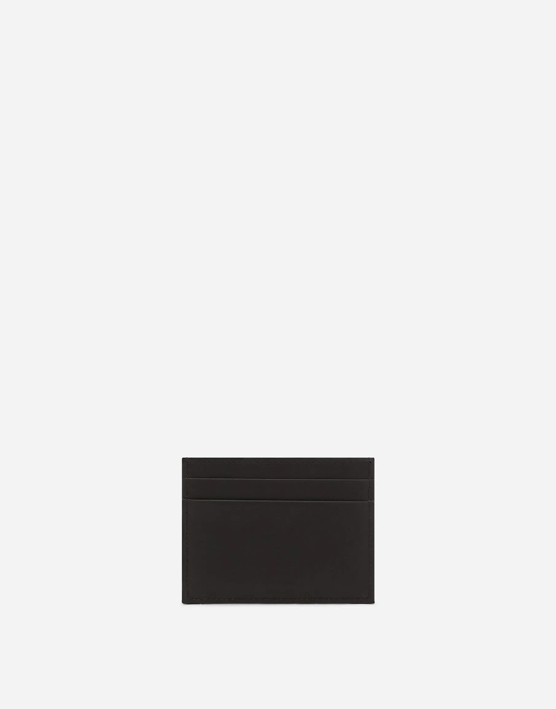 Calfskin nappa card holder with DG logo