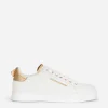 Calfskin nappa Portofino sneakers with lettering