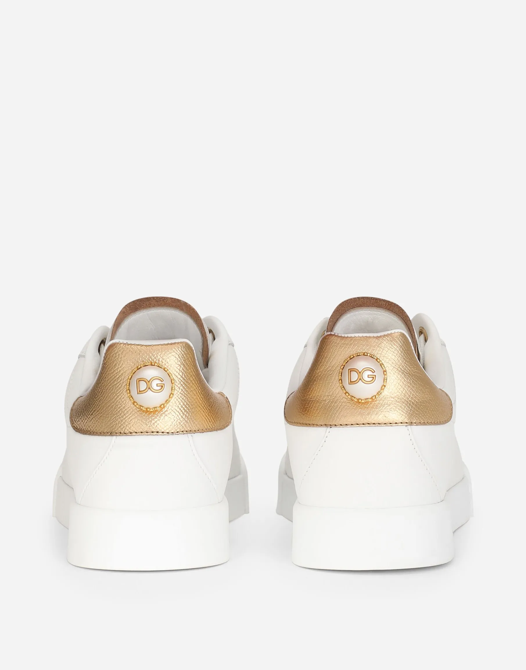 Calfskin nappa Portofino sneakers with lettering