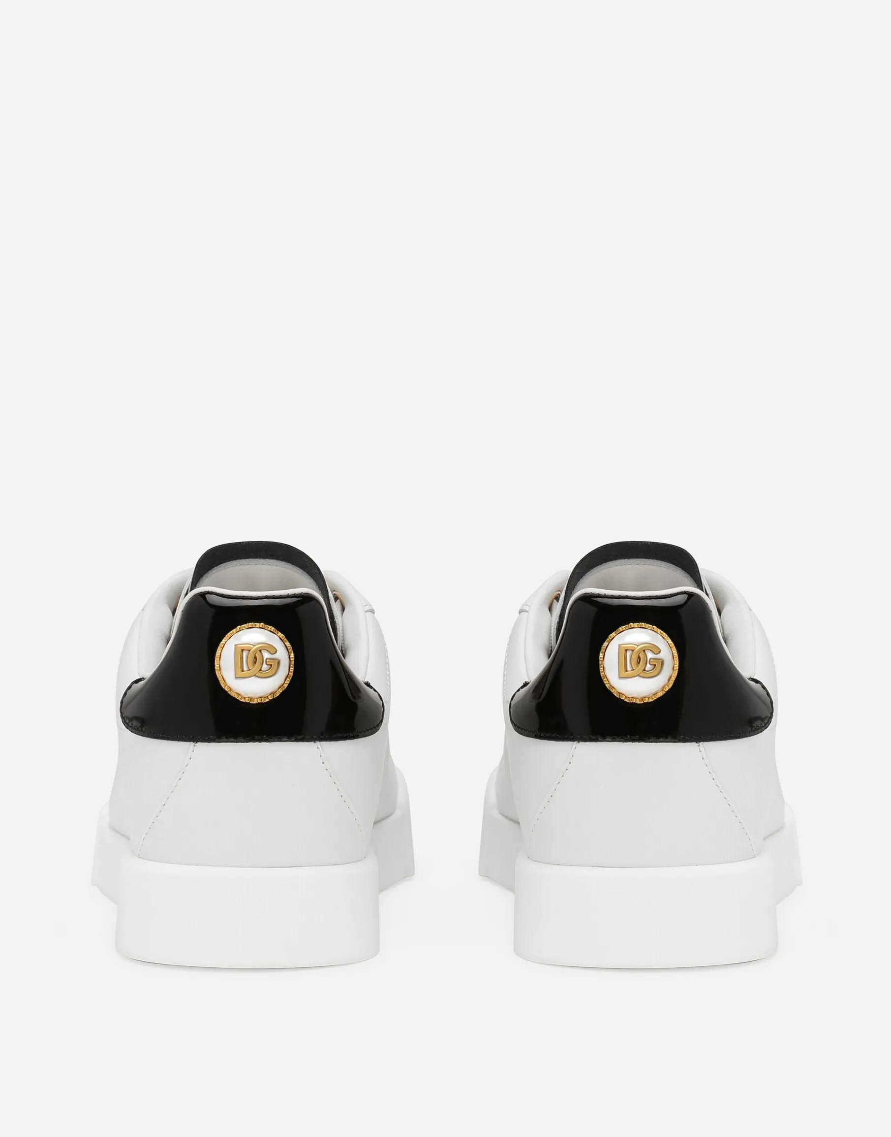 Calfskin nappa Portofino sneakers with lettering