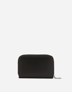 Calfskin nappa wallet with DG logo