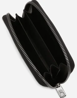 Calfskin nappa wallet with DG logo