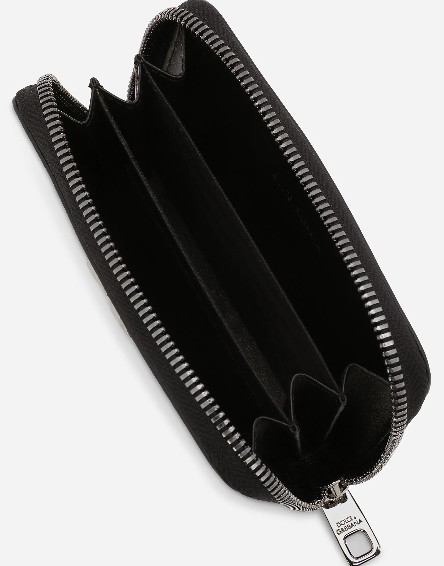 Calfskin nappa wallet with DG logo