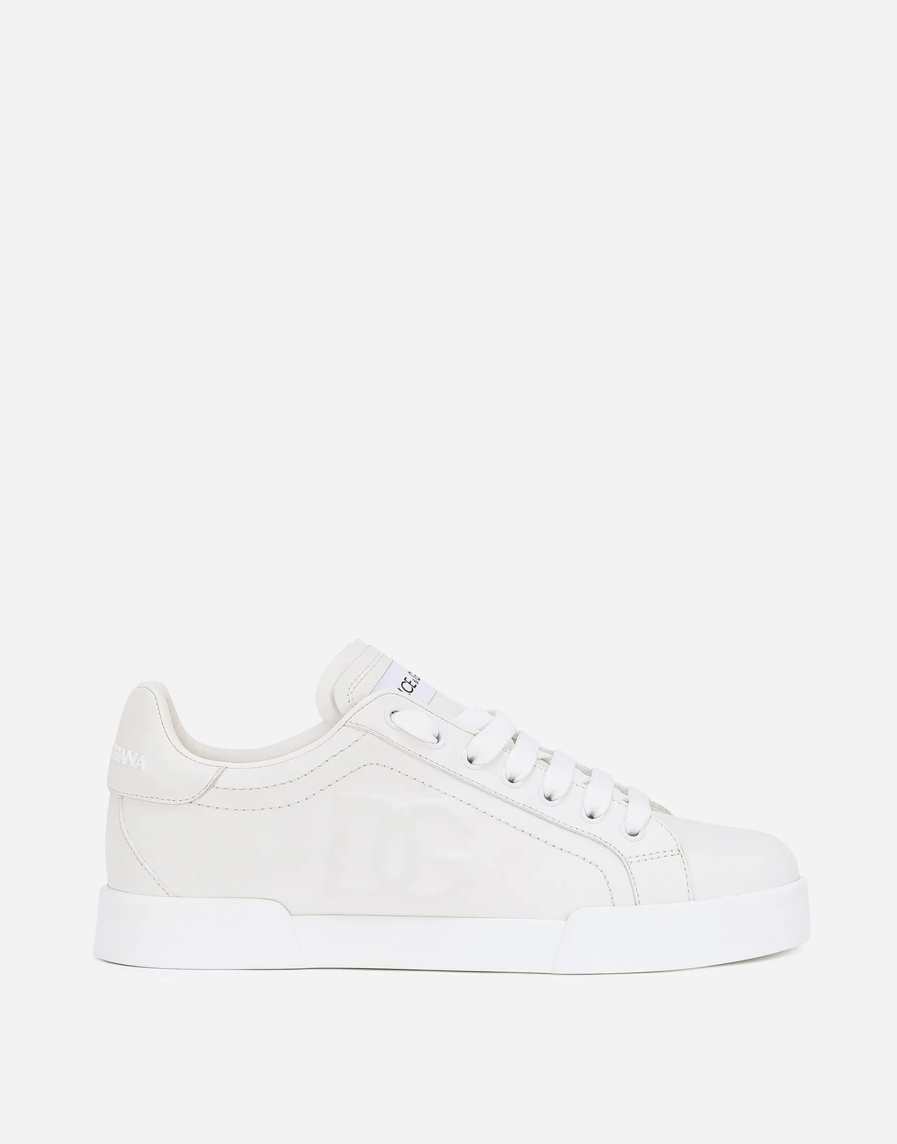 Calfskin Portofino sneakers with DG logo