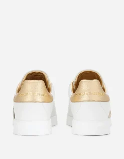 Calfskin Portofino sneakers with DG logo