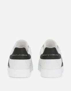 Calfskin Portofino sneakers with DG logo
