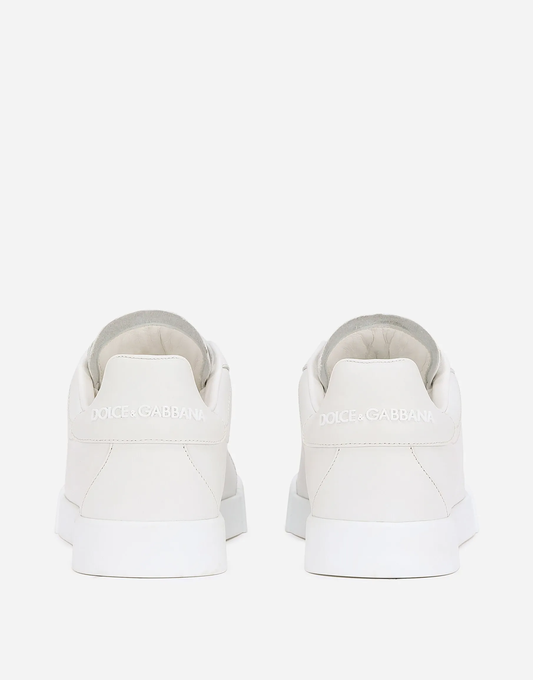 Calfskin Portofino sneakers with DG logo