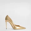 Calfskin pumps