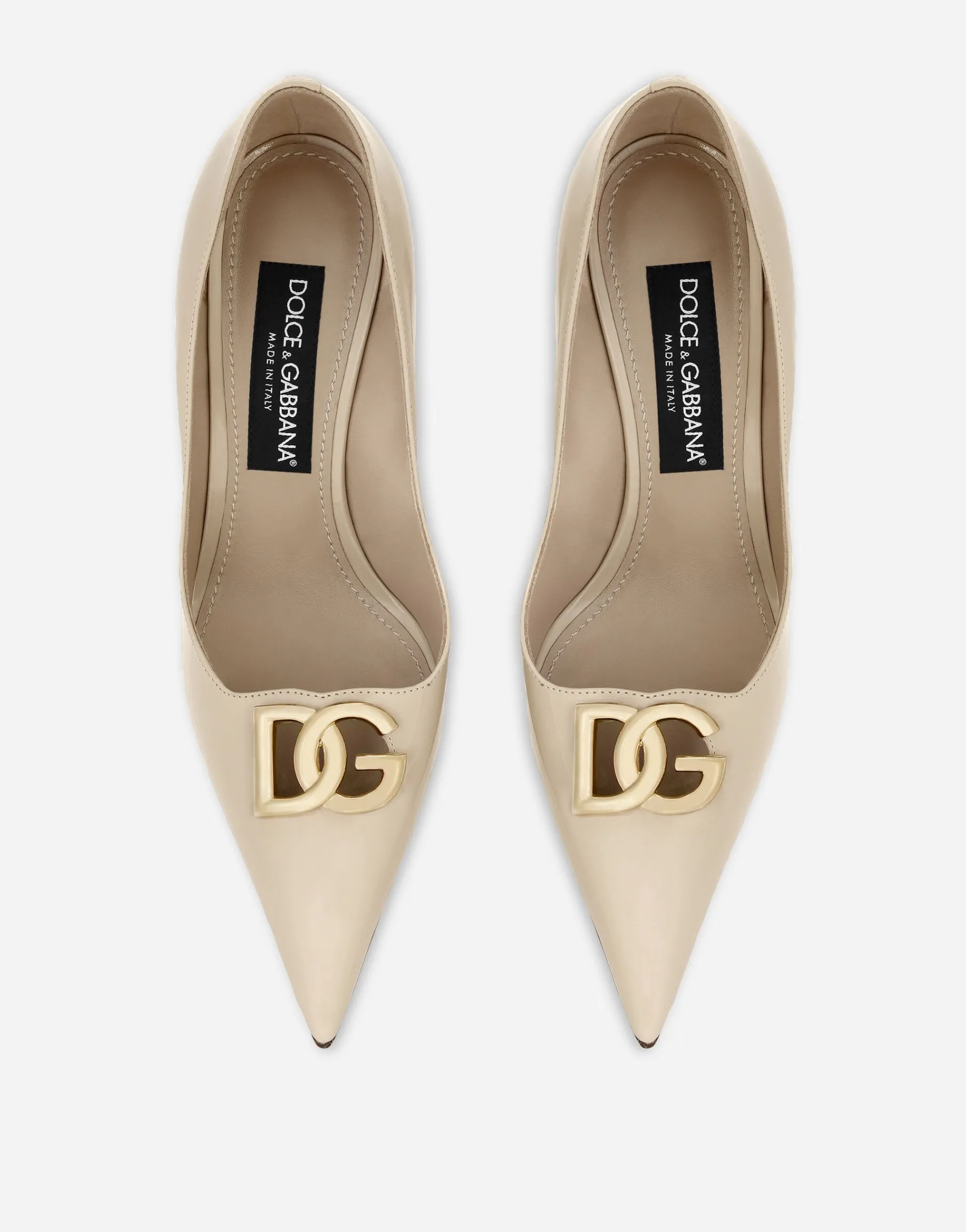 Calfskin pumps