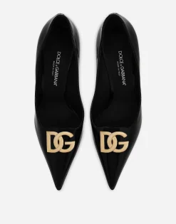 Calfskin pumps