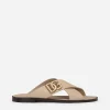 Calfskin sandals