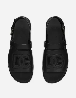 Calfskin sandals