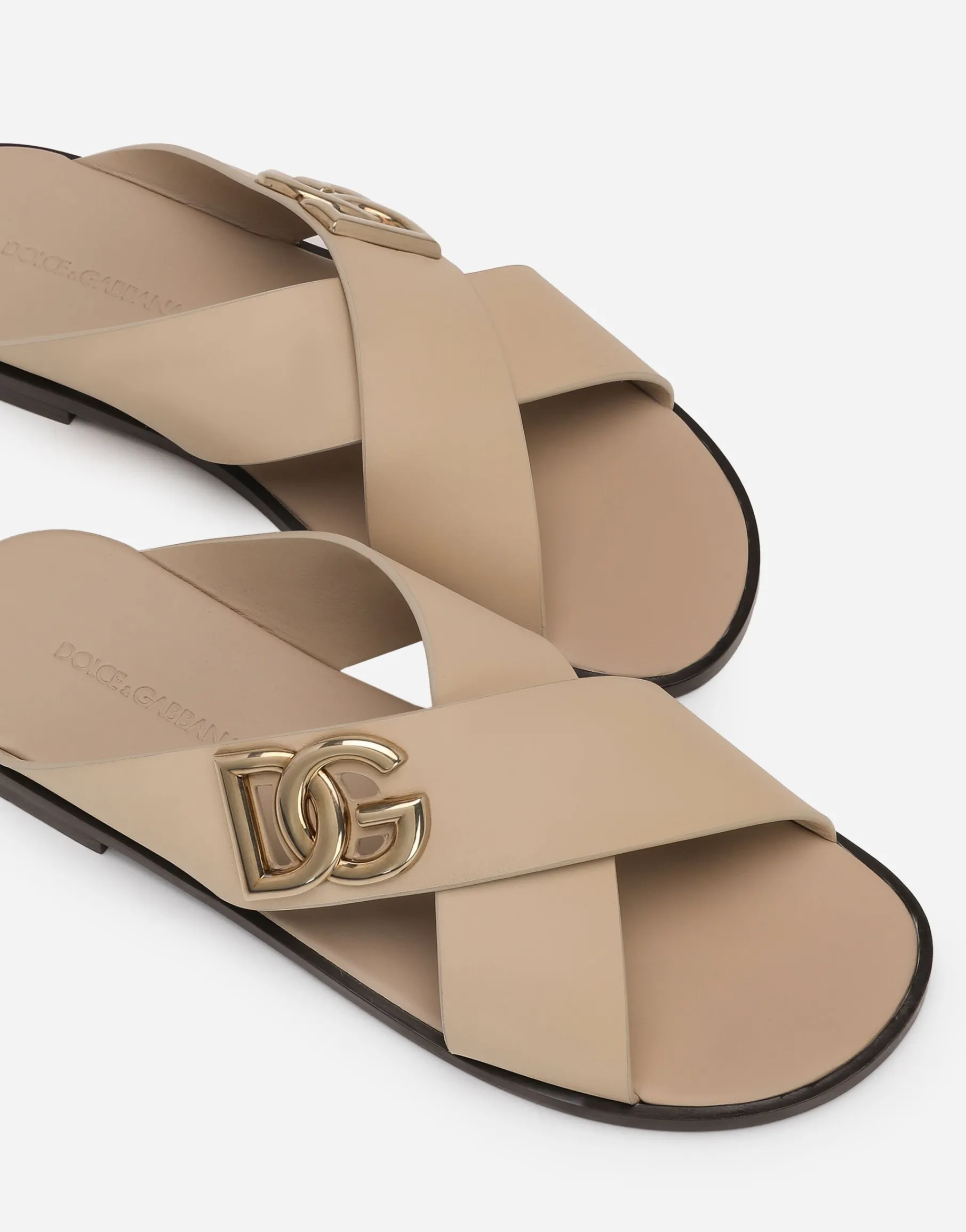 Calfskin sandals
