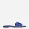 Calfskin sliders with DG logo
