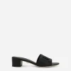 Calfskin sliders with DG logo