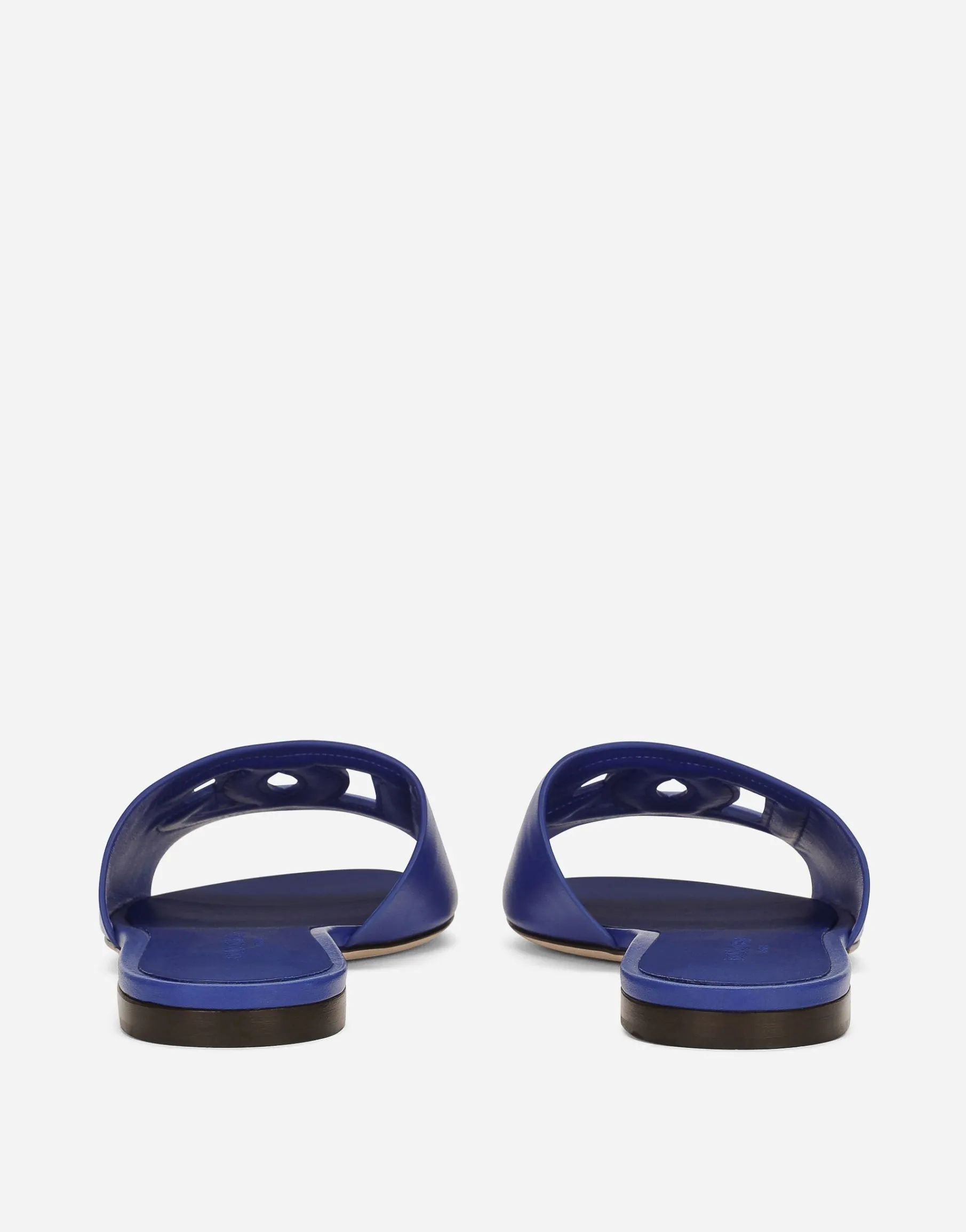 Calfskin sliders with DG logo