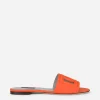 Calfskin slides with DG Millennials logo