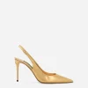 Calfskin slingbacks