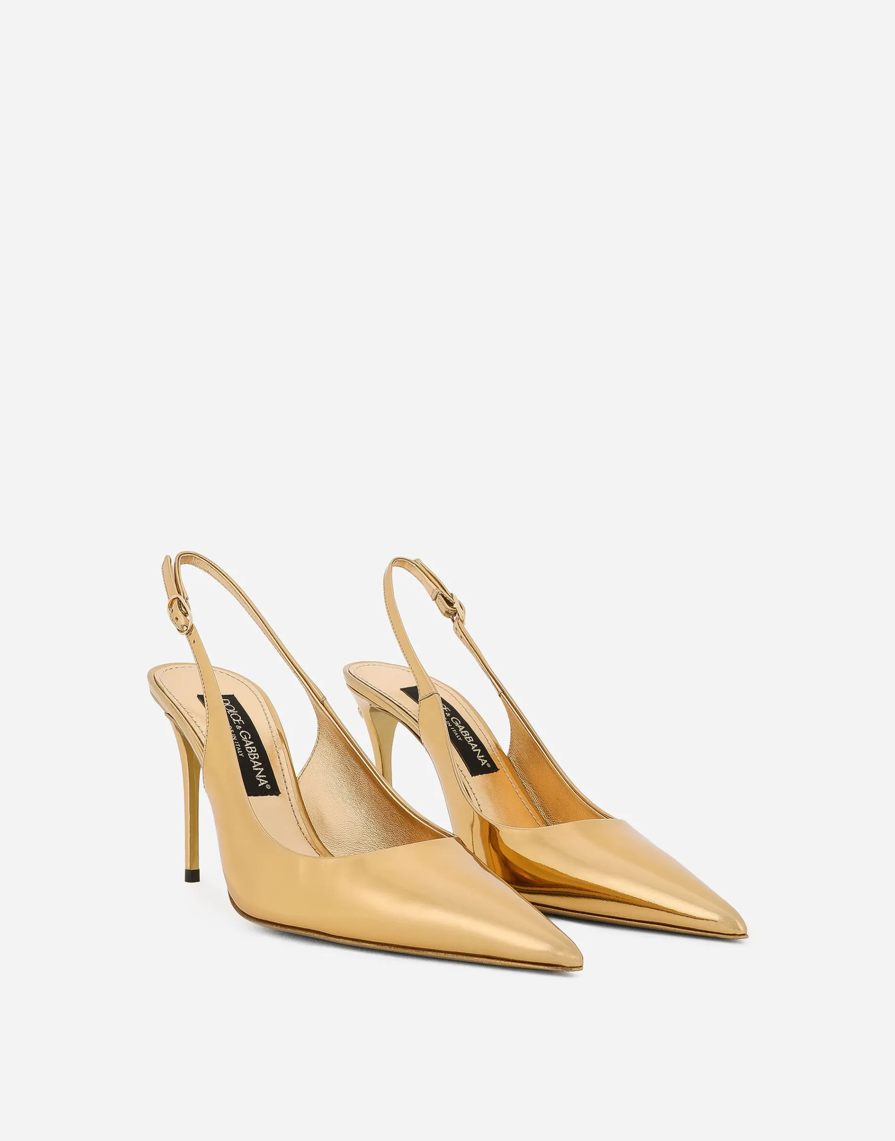 Calfskin slingbacks