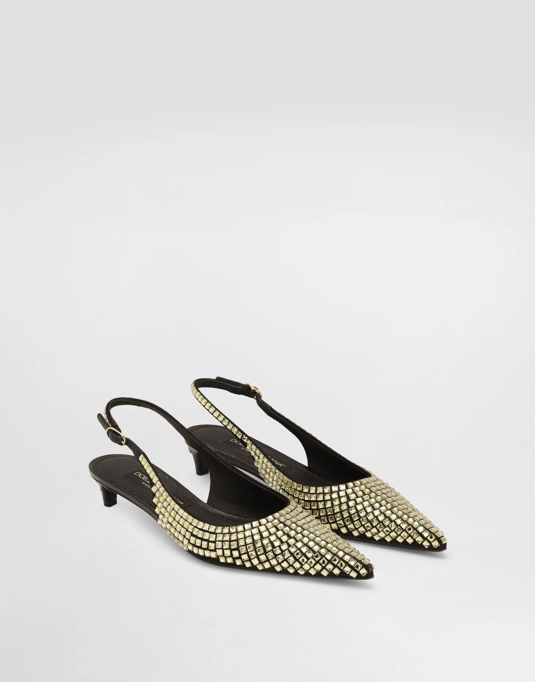 Calfskin slingbacks