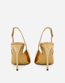 Calfskin slingbacks